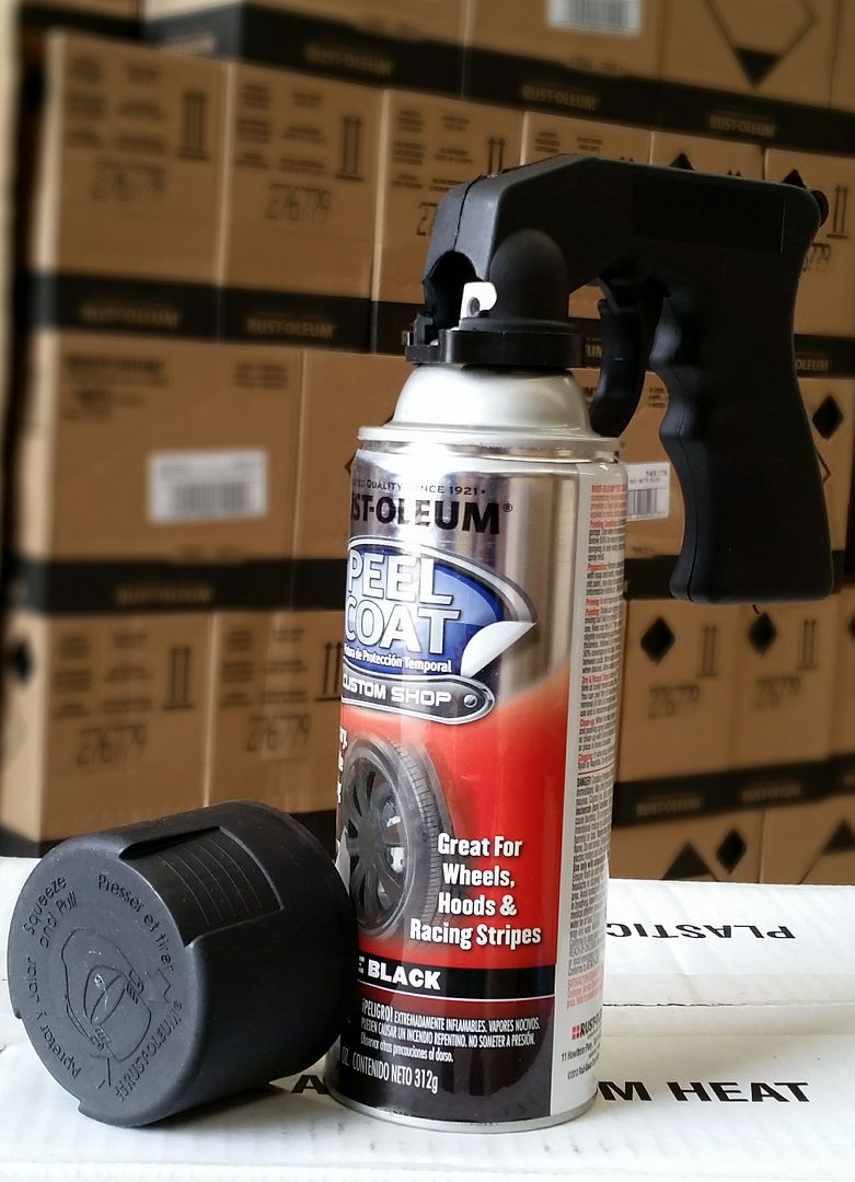 10 X Rust-oleum Peel Coat MATTE BLACK SPRAY CAN PAINT ...