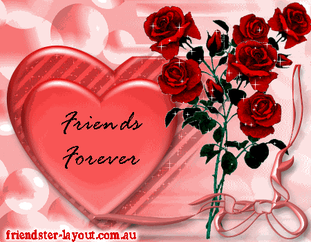 hearts_and_roses.gif forever friends image by Myloveremains4u